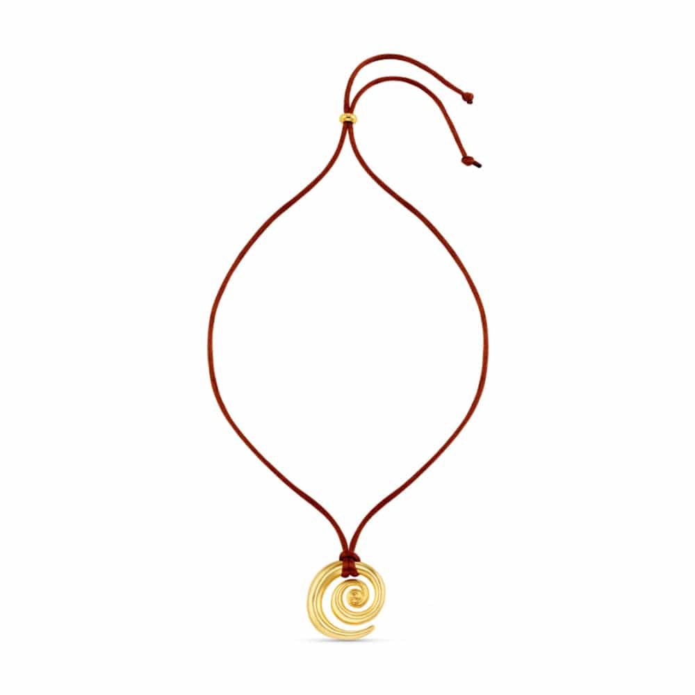 Spiral Cord Adjustable Necklace - Image 3
