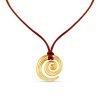 Spiral Cord Adjustable Necklace