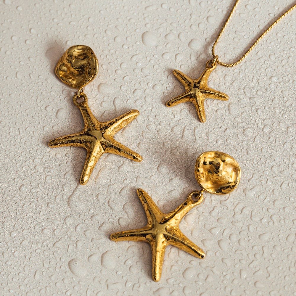 LUXE Statement Starfish Earrings - Image 3