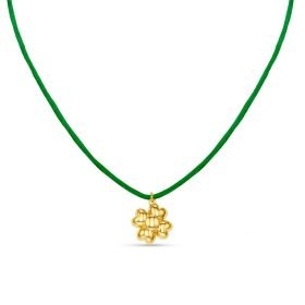 Clover Charm Cord Necklace