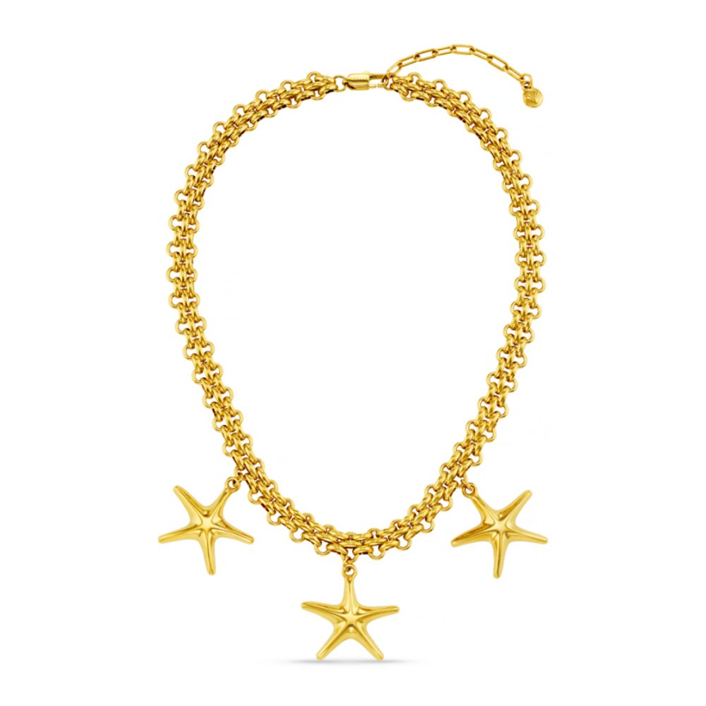LUXE Statement Chain & Starfish Necklace - Image 4
