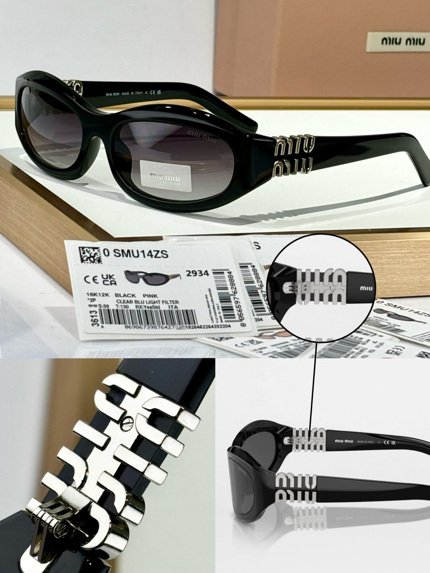 60f715d2 MIU MIU SMU14ZS Sunglasses - Image 1