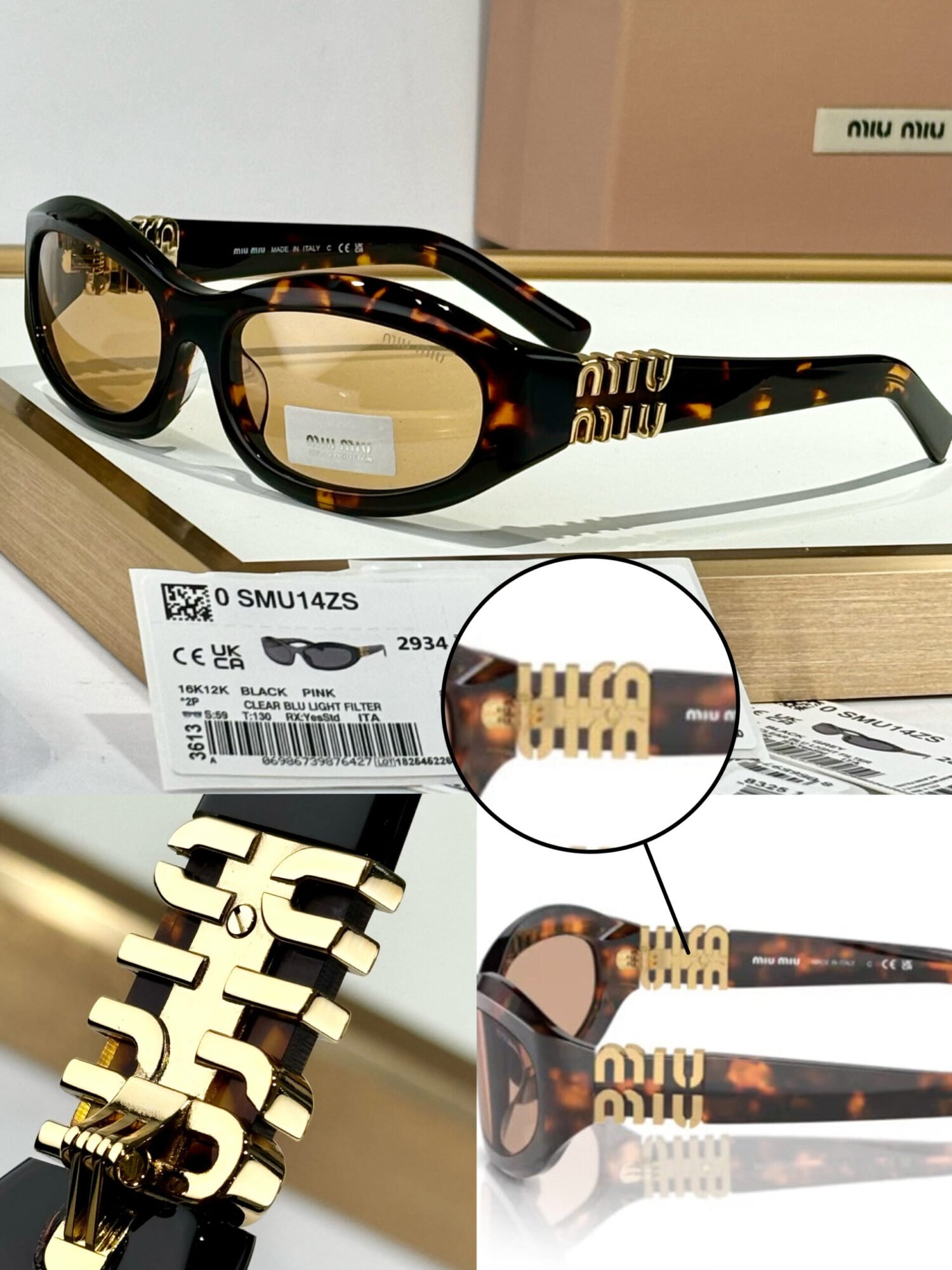 MIU MIU SMU14ZS Sunglasses