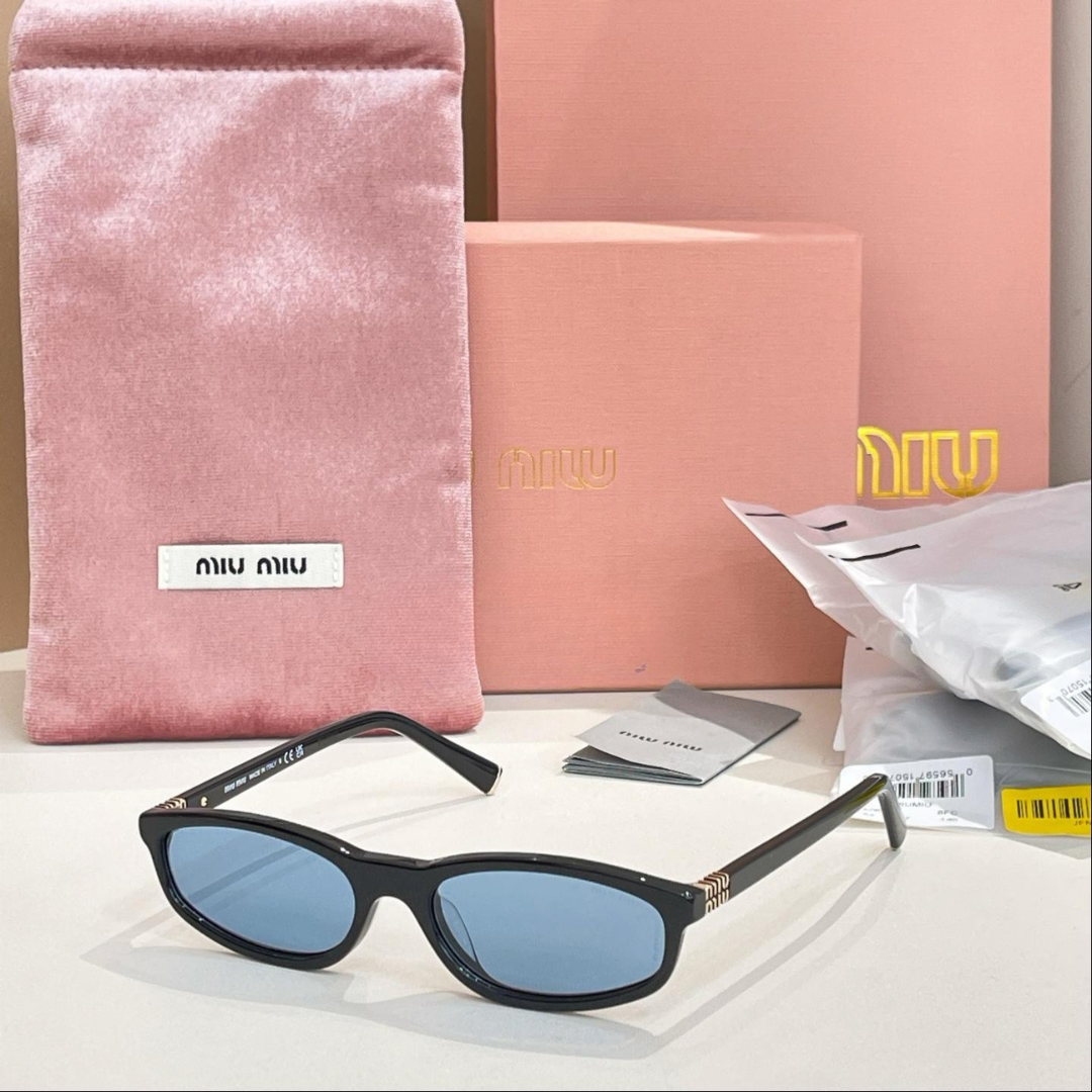 Aesthetic Watercolor Background Gray White Pastel Inspirational Quote Instagram Post (8) MIU MIU SMU A06 Sunglasses - Image 1